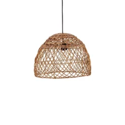 Nkuku Kaithur Rattan Dome Lampshade - Small New Arrivals