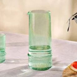 Nkuku New Arrivals Kaneti Bubble Carafe - Aqua