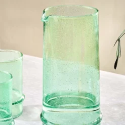 Nkuku New Arrivals Kaneti Bubble Carafe - Aqua