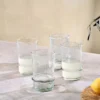 Nkuku New Arrivals Kaneti Bubble Tumbler - Clear - Large (Set Of 4) 2 Nkuku New Arrivals Kaneti Bubble Tumbler - Clear - Large (Set Of 4)