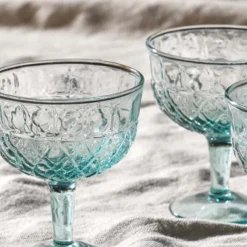 Nkuku Tableware Karala Champagne Glass - Clear (Set Of 4)