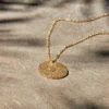 Nkuku Karnataka Disc Pendant Necklace Eco-Friendly Gifts