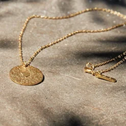 Nkuku Karnataka Disc Pendant Necklace Eco-Friendly Gifts