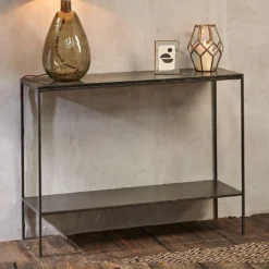 Nkuku Karoko Marble Console Table Living Room