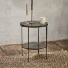 Nkuku Living Room Karoko Marble Side Table