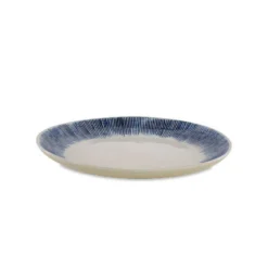 Nkuku Karuma Ceramic Plate - Blue & White