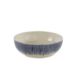 Nkuku Tableware Karuma Ceramic Serving Bowl - Blue & White