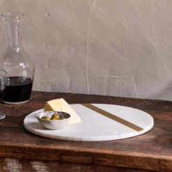 Nkuku Kasa Round Marble Board Serveware