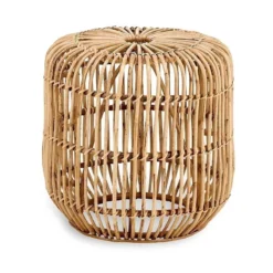 Nkuku New Arrivals Kedarpur Rattan Side Table 7 Nkuku New Arrivals Kedarpur Rattan Side Table