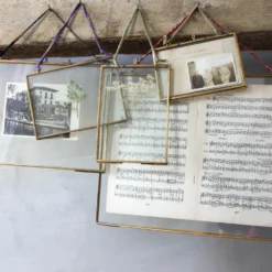 Nkuku Home Accessories Kiko Brass Photo Frames