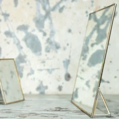 Nkuku Kiko Standing Mirror Brass Home Accessories