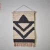 Nkuku Kilbo Hemp Wall Hanging - Triangles Home Accessories