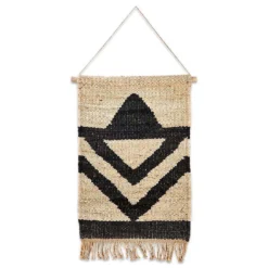 Nkuku Kilbo Hemp Wall Hanging - Triangles Home Accessories
