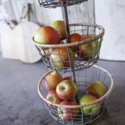 Nkuku Koba Wire Bowl Stand Kitchen 8 Nkuku Koba Wire Bowl Stand Kitchen