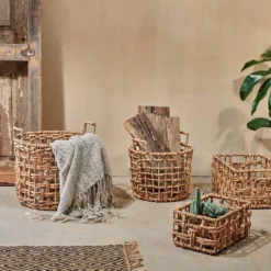 Nkuku Kora Round Storage Basket Soft Furnishings 11 Nkuku Kora Round Storage Basket Soft Furnishings