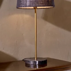Nkuku Kumbe Marble Table Lamp Living Room