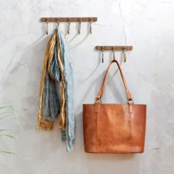 Nkuku Kuna Iron Hooks - Antique Brass Home Accessories