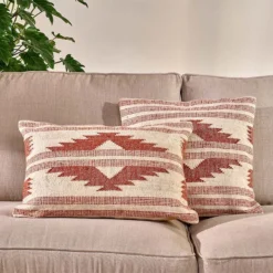 Nkuku Kutha Kilim Cushion Cover - Cream New Arrivals