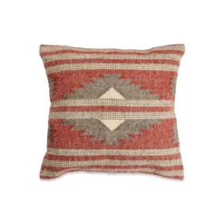 Nkuku New Arrivals Kutha Kilim Cushion Cover - Rust