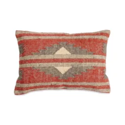 Nkuku New Arrivals Kutha Kilim Cushion Cover - Rust