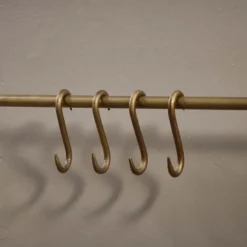 Nkuku Laila Iron Hanging Rail - Brass