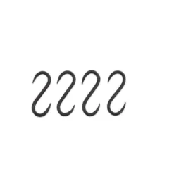 Nkuku Laila Iron S-Hooks (Set Of 4)