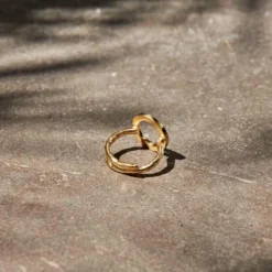 Nkuku Lalia Etched Ring Band