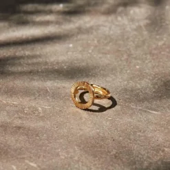 Nkuku Lalia Etched Ring Band