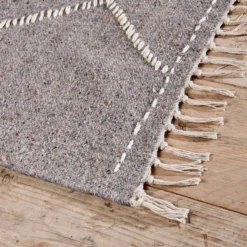 Nkuku Lamandi Recycled Rug - Grey Home Accessories