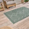 Nkuku Lamandi Recycled Rug - Moss