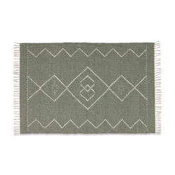 Nkuku Lamandi Recycled Rug - Moss