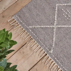 Nkuku Lamandi Recycled Runner - Grey Home Accessories