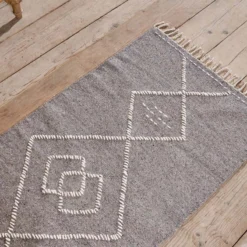 Nkuku Lamandi Recycled Runner - Grey Home Accessories