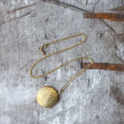 Nkuku Lavani Hammered Locket