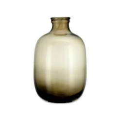 Nkuku Lua Glass Vase - Vintage Brown