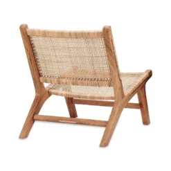 Nkuku Madrisana Acacia & Rattan Woven Chair