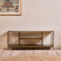 Nkuku New Arrivals Mahi Media Standing Shelf