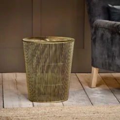 Nkuku Mahua Iron Side Table