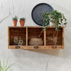 Nkuku Storage & Shelving Makua Wooden Locker Shelf - Small