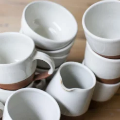 Nkuku Tableware Mali Jug - White