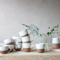 Nkuku Tableware Mali Jug - White