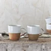 Nkuku Mali Large Mug - White (Set Of 2)