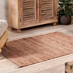 Nkuku Manado Jute & Cotton Rug - Rust 13 Nkuku Manado Jute & Cotton Rug - Rust