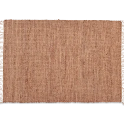 Nkuku Manado Jute & Cotton Rug - Rust 18 Nkuku Manado Jute & Cotton Rug - Rust