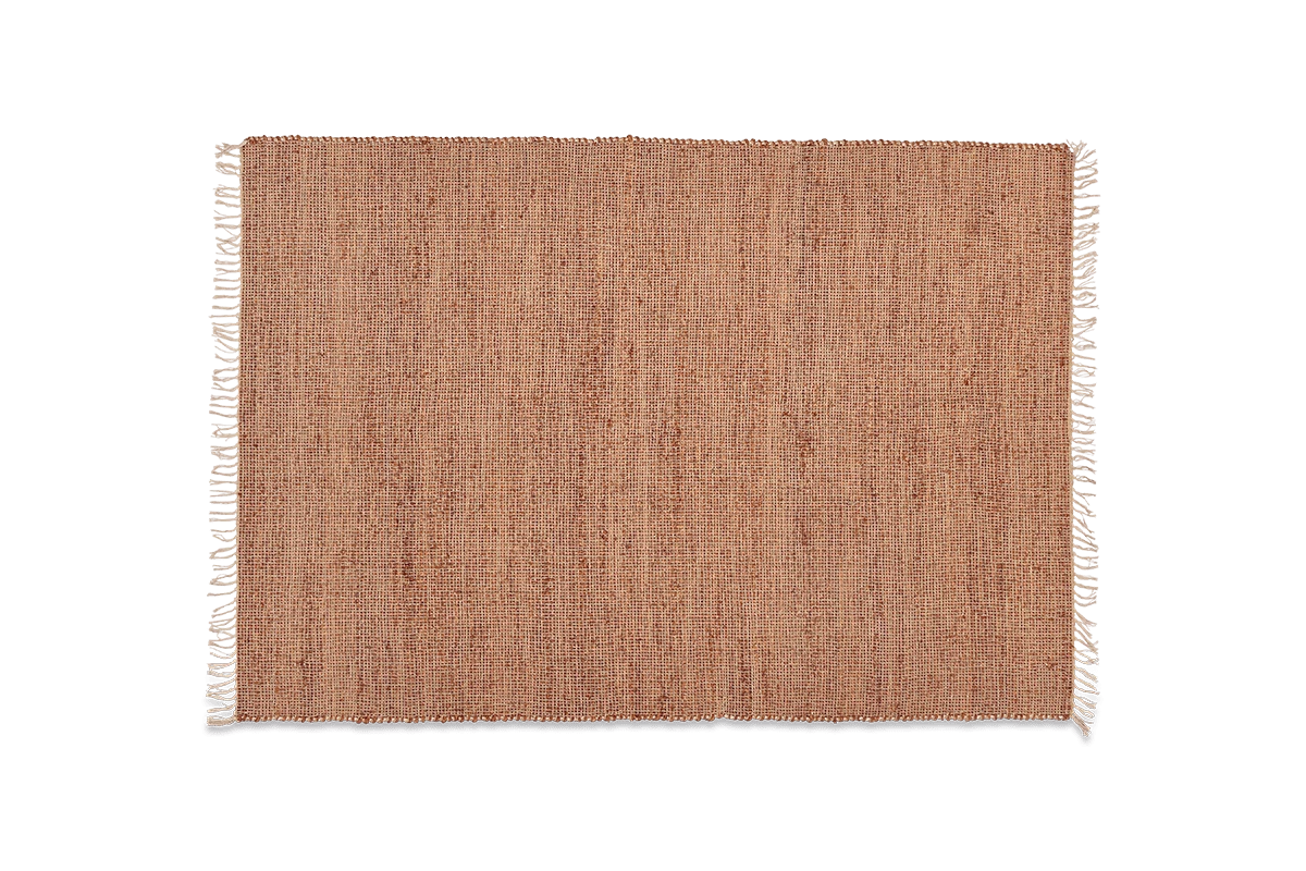 Nkuku Manado Jute & Cotton Rug - Rust 10 Nkuku Manado Jute & Cotton Rug - Rust