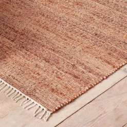 Nkuku Manado Jute & Cotton Rug - Rust 14 Nkuku Manado Jute & Cotton Rug - Rust