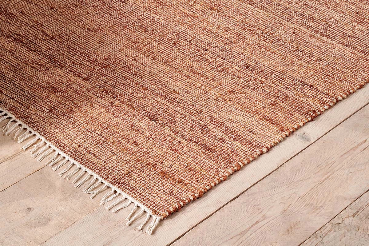 Nkuku Manado Jute & Cotton Rug - Rust 6 Nkuku Manado Jute & Cotton Rug - Rust