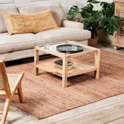 Nkuku Manado Jute & Cotton Rug - Rust 15 Nkuku Manado Jute & Cotton Rug - Rust