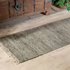 Nkuku Manado Jute & Cotton Runner - Indigo New Arrivals