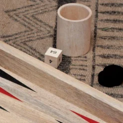 Nkuku Eco-Friendly Gifts Mango Wood Backgammon